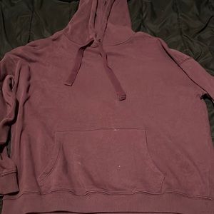 Burgundy “ahh-mazingly soft) American Eagle hoodie (medium)
